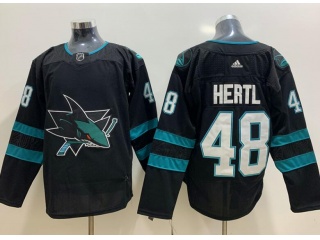 Adidas San Jose Sharks #48 Thomas Hertl Hockey Jersey Black