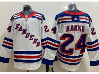 Adidas New York Rangers #24 Kaapo Kakko Hockey Jersey White