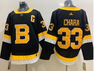 Adidas Boston Bruins #33 Zdeno Chara 3rd Hockey Jersey Black