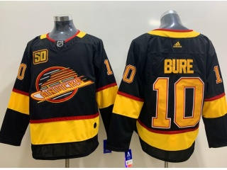 Adidas Vancouver Canucks #10 Pavel Bure Jersey Black