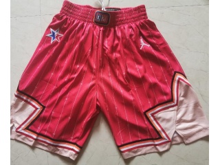2020 All Star Basketball Shorts Red