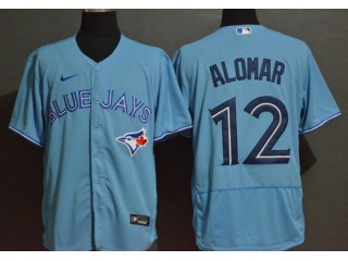 Nike Toronto Blue Jays #12 Roberto Aloma Flexbase Jersey Light Blue