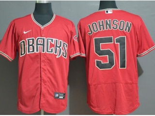 Nike Arizona Diamondbacks #51 Randy Johnson Flexbase Jersey Red