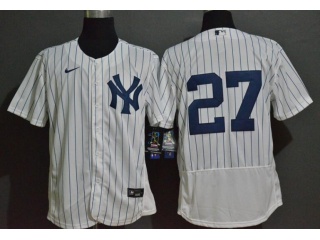 Nike New York Yankees #27 Giancarlo Stanton Flexbase Jersey White
