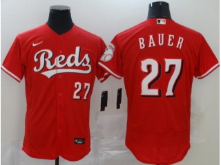 Nike Cincinnati Reds #27 Trevor Bauer Flexbase Jersey Red