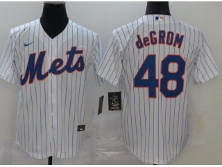 Nike New York Mets #48 Jacob deGrom Cool Base Jersey White