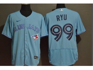 Nike Toronto Blue Jays #99 Hyun-Jin Ryu Flexbase Jersey Light Blue