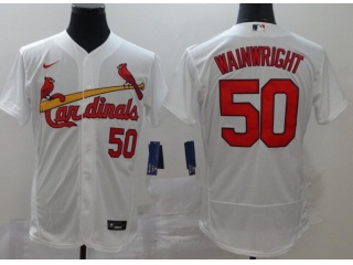 Nike St. Louis Cardinals #50 Adam Wainwright Flexbase Jersey White