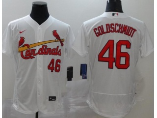 Nike St. Louis Cardinals #46 Paul Goldschmidt Flexbase Jersey White