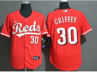 Nike Cincinnati Reds #30 Ken Griffey Jr Flexbase Jersey Red