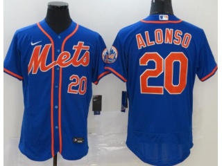 Nike New York Mets #20 Pete Alonso Flexbase Jersey Blue