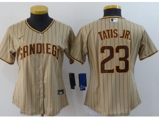 Woman Nike San Diego Padres #23 Fernando Tatis Jersey Brown