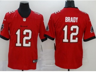 Tampa Bay Buccaneers #12 Tom Brady New Style Vapor Untouchable Limited Football Jersey Red