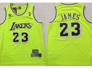 Los Angeles Lakers #23 Lebron James Jersey Green