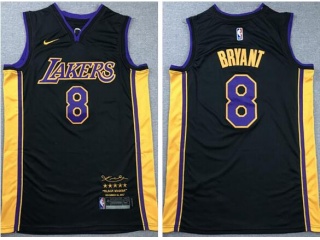 Nike Los Angeles Lakers #8 Kobe Bryant Black Mamaba Jersey Black