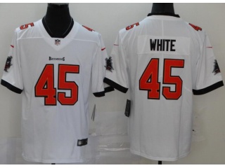 Tampa Bay Buccaneers #45 Devin White Vapor Untouchable Limited Football Jersey All White 