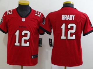 Youth Tampa Bay Buccaneers #12 Tom Brady Vapor Untouchable Limited Football Jersey Red