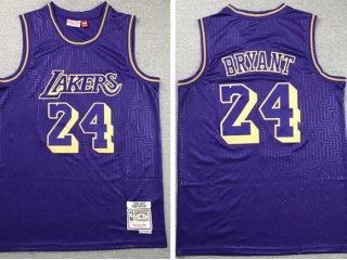 Los Angeles Lakers #24 Kobe Bryant Mouse Year Jersey Purple 