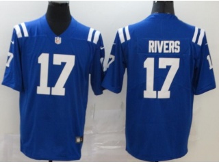 Indianapolis Colts #17 Philip Rivers Vapor Limited Jerseys Blue 