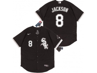 Nike Chicago White Sox #8 Bo Jackson Flexbase Jerseys Black