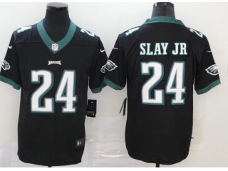 Philadelphia Eagles #24 Slay Jr Vapor Limited Jersey Black