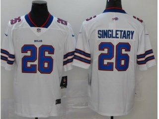 Buffalo Bills #26 Devin Singletary Vapor Limited Jersey White