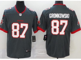 Tampa Bay Buccaneers #87 Rob Gronkowski Vapor Limited Jersey Grey