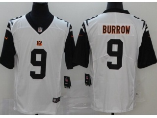 Cincinnati Bengals #9 Joe Burrow Color Rush Limited Football Jerseys White