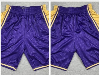 Los Angeles Lakers Mouse Year Shorts Purple