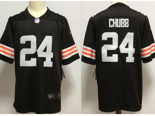 Cleveland Browns #24 Nick Chubb New Style VaporLimited Jersey Brown