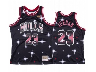 Chicago Bulls #23 Jordan Hwc Starry Jersey Black