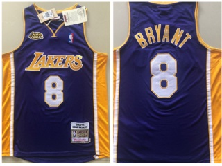 Los Angeles Lakers #8 Kobe Bryant 2000-01 Throwback Jersey purple