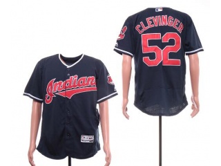 Cleveland Indians #52 Mike Clevinger Flexbase Jersey Blue