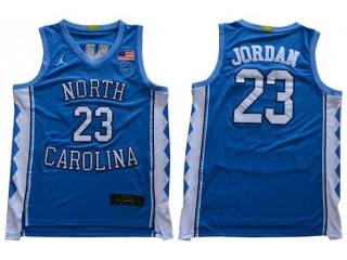 2019 North Carolina Tar Heels #23 Michael Jordan Jersey Blue