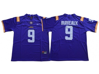 LSU Tigers #9 Joe Burreaux Limited Jersey Purple