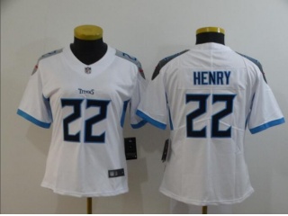 Woman Tennessee Titans #22 Derrick Henry Vapor Untouchable Limited Jersey White