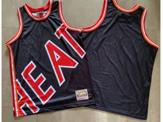 Miami Heat Mitchell&Ness Big Face Jersey Black