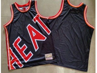 Miami Heat Mitchell&Ness Big Face Jersey Black 