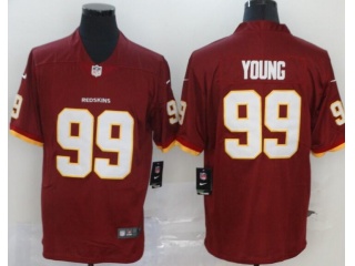 Washington Redskins #99 Chase Young Vapor Limited Jersey Red