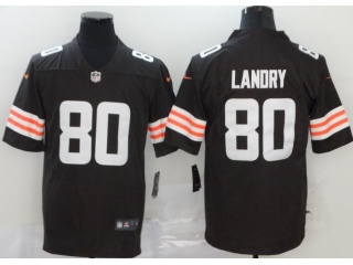 Cleveland Browns #80 Jarvis Landry New Style VaporLimited Jersey Brown