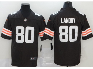 Cleveland Browns #80 Jarvis Landry New Style VaporLimited Jersey Brown 