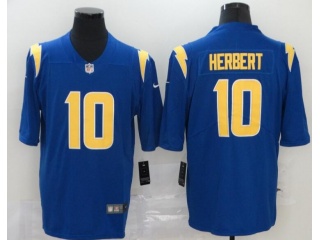 Los Angeles Chargers #10 Justin Herbert Color Rush Limited Jersey Baby Blue