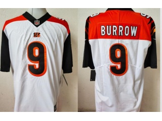 Cincinnati Bengals #9 Joe Burrow Vapor Limited Jersey White
