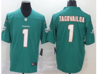Miami Dolphins #1 Tua Tagovailoa Vapor Untouchable Limited Jersey Green