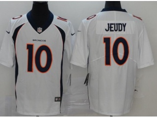 Denver Broncos #10 Jerry Jeudy Vapor Untouchable Limited Jersey White 