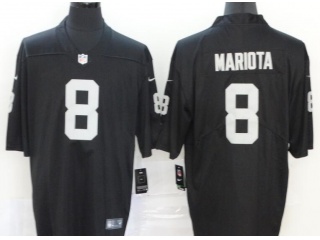 Oakland Raiders #8 Marcus Mariota Vapor Untouchable Limited Jersey Black
