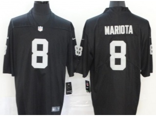 Oakland Raiders #8 Marcus Mariota Vapor Untouchable Limited Jersey Black 