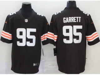 Cleveland Browns #95 Myles Garrett New Style VaporLimited Jersey Brown 