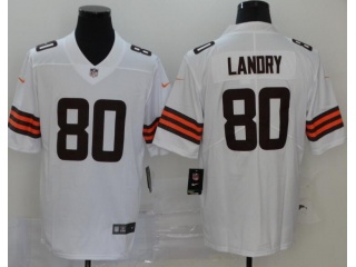 Cleveland Browns #80 Jarvis Landry New Style VaporLimited Jersey White 