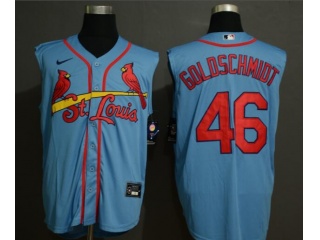 Nike St. Louis Cardinals 46 Paul Goldschmidt Vest Jersey Blue